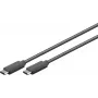 USB-C laidas S/CONN 77140-1.5 USB 3.2 Gen 1 1,5 m juodas