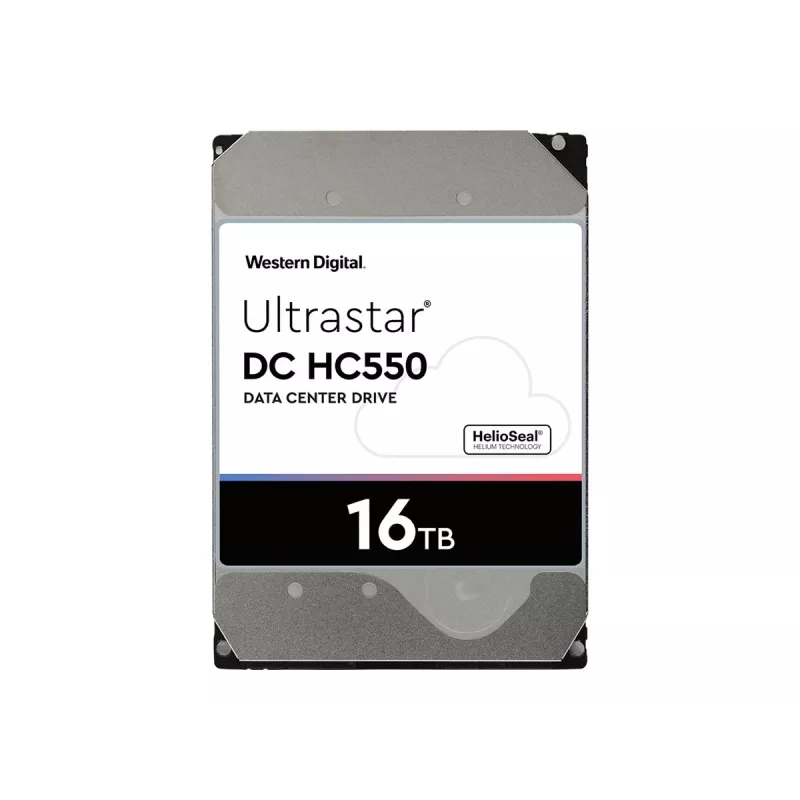 WD Ultrastar DC HC550 WUH721816AL5204 - Festplatte - 16TB - intern - 3.5 (8,9 cm) - SAS 12Gb/s - 7200 U/min - Puffer: 512MB (0F38357)