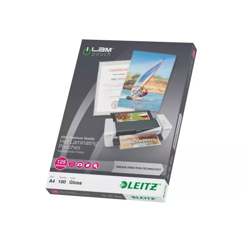 Laminavimo maišeliai Leitz iLAM UDT A4, 100 vnt.