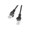 Tinklo kabelis LANBERG PCU5-10CC-0500-BK Cat5e U/UTP RJ-45 – 5 m, juodas, CCA laidininkas