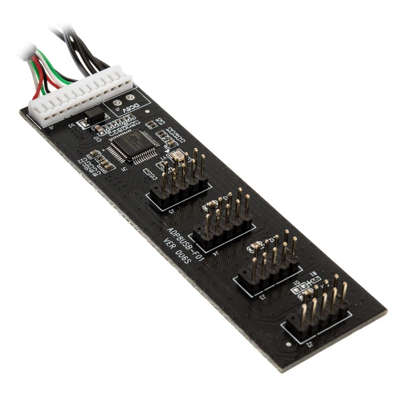 Vidinis USB 2.0 lizdų plėtinys Kolink su 60cm USB ir Molex kabeliu