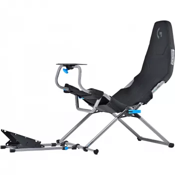 Žaidimų kėdė Playseat Challenge X - Logitech G Edition konsolėms juoda, pilka