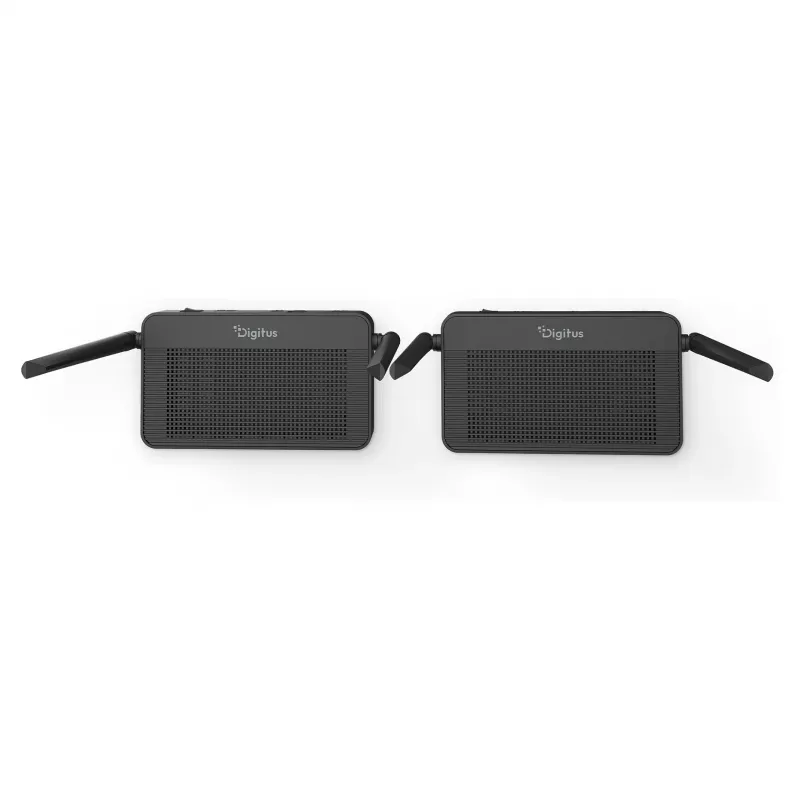 Belaidis HDMI KVM plėtiklio rinkinys DIGITUS DS-55360 – Siųstuvas ir imtuvas, 100 m, 4K/60Hz, HDMI, USB-A/USB-C