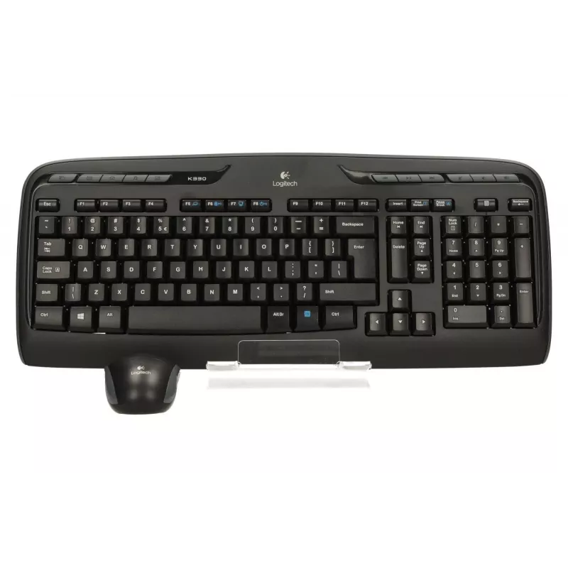 Belaidis klaviatūros ir pelės rinkinys Logitech MK330, US QWERTY, juodas