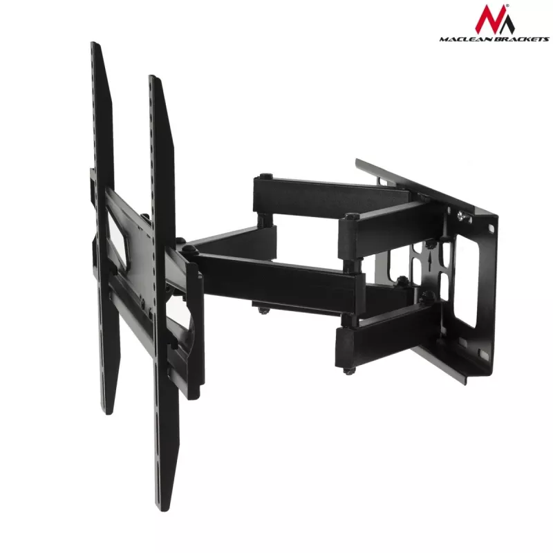 Maclean MC-723 B - sieninis laikiklis ekranui 37-70, VESA 600x400, iki 40 kg, juodos spalvos
