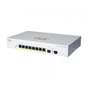 Valdomas tinklo jungiklis Cisco CBS220-8P-E-2G, 8x Gigabit PoE, 2x SFP