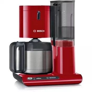 Kavos virimo aparatas Bosch TKA8A054, pusiau automatinis, lašinis, 1,1 l, raudonas
