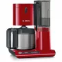 Kavos virimo aparatas Bosch TKA8A054, pusiau automatinis, lašinis, 1,1 l, raudonas