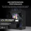 Corsair iCUE LINK RX120 MAX 120 mm korpuso ventiliatorius - juodas