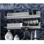 Cama komplektas of two shelves 125cm SOHO baltas matinis
