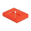 Breadboard DELOCK 18318 – plastikinė litavimo nereikalaujanti prototipų plokštė, 36 × 46 × 10 mm, raudona