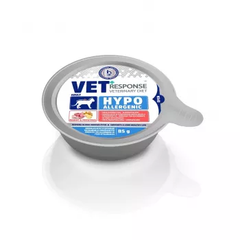 VET RESPONSE Hypoallergenic Rabbit – šlapias ėdalas katėms – 85 g