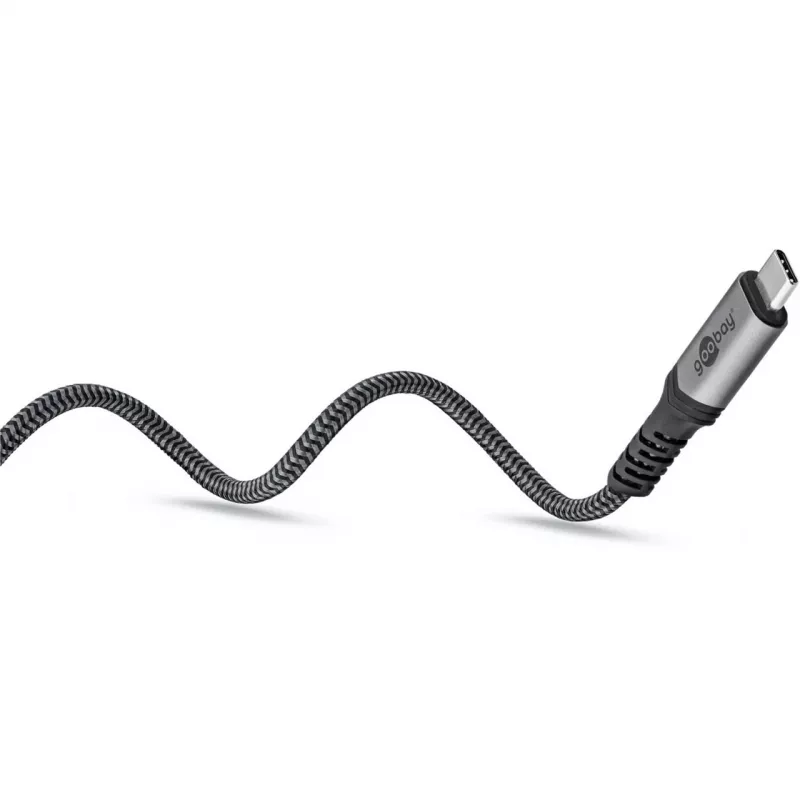 Goobay 74211 USB-C laidas juodas