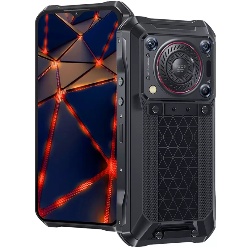 Oukitel WP33 Pro 5G išmanusis telefonas, 8 GB RAM/256 GB, DS, 22000 mAh, pilka
