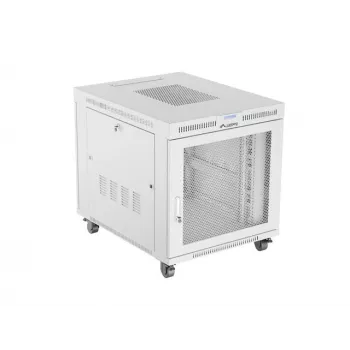 Rack spinta LANBERG FF01-8015-23SL 19 colių 15U, pilka, perforuotos priekinės durelės