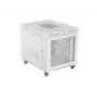 Rack spinta LANBERG FF01-8015-23SL 19 colių 15U, pilka, perforuotos priekinės durelės