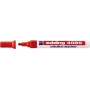 Markeris Edding 4095 raudonas 10 vnt.