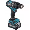 Makita besmūgis rotacinis plaktukas / gręžtuvas 2 greičiai, raktinis griebtuvas 13 mm, 64 N·m, 2 baterijos ir įkroviklis, 40 V