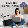 QOLTEC Ultra-Fast Wireless Mini USB Adapter Wi-Fi – belaidis USB adapteris