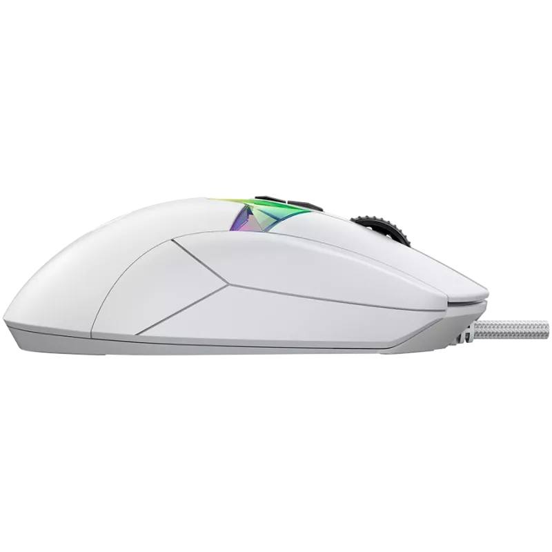 Žaidimų pelė LORGAR MSP80 8000 Hz laidinė balta