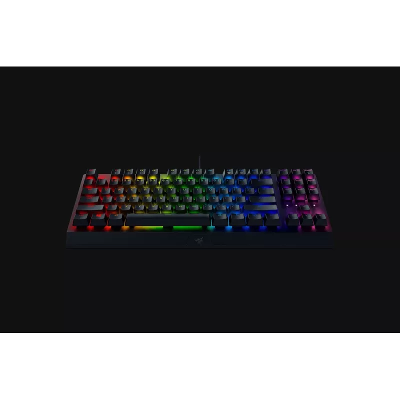 Mechaninė žaidimų klaviatūra Razer BlackWidow V3 Tenkeyless — USB, QWERTY JAV, Razer Yellow jungikliai, RGB apšvietimas, juoda