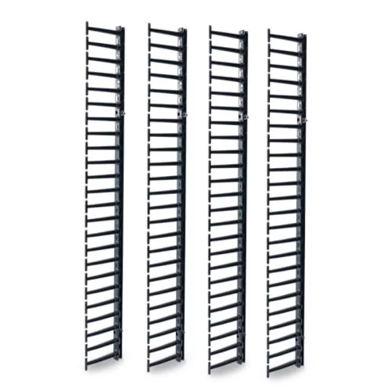 APC NetShelter kabelių valdymo vertikalus rinkinys, 4 vnt., 250 x 2045 x 170 mm, juodas