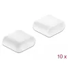 Dulkių dangtelis DeLOCK USB Type-C vyriškas 10 vnt. baltas