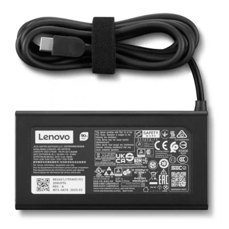 Lenovo 4X21M37469 maitinimo adapteris / keitiklis 100 W, juodas