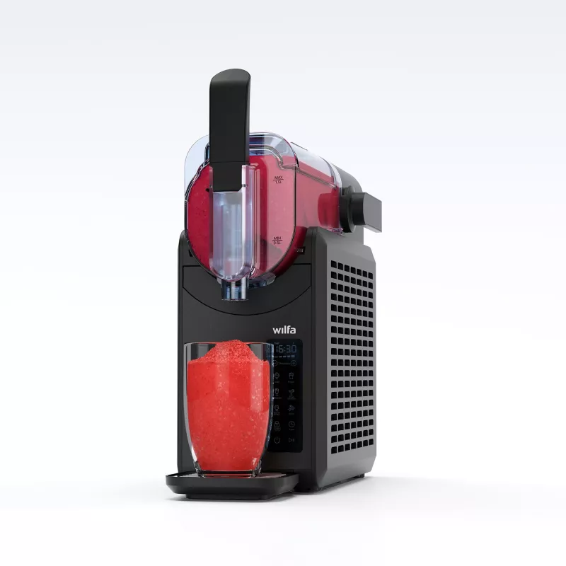 Nešiojamas ledų gaminimo aparatas Wilfa FDM1B-TC2000, 220 W, kompaktiškas stalviršinis, 175×430×445 mm