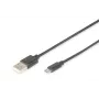 Digitus USB 2.0 jungiamasis laidas [1x USB 2.0 kištukas A - 1x USB 2.0 kištukas Micro-B] 1,80 m juodas Digitus (AK-300127-018-S)