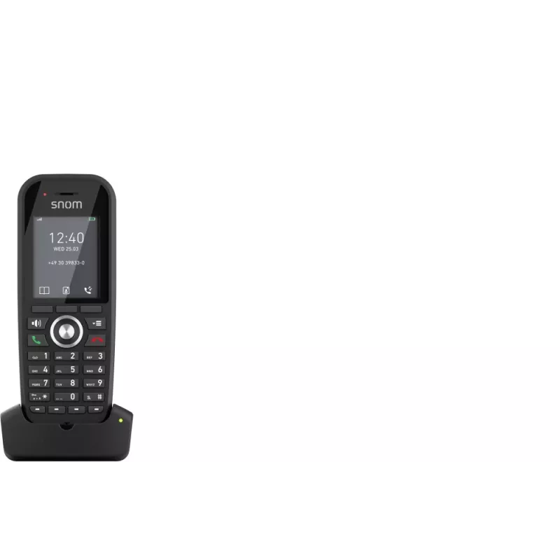 DECT telefono belaidis ragelis Snom M30 IP DECT, juodas