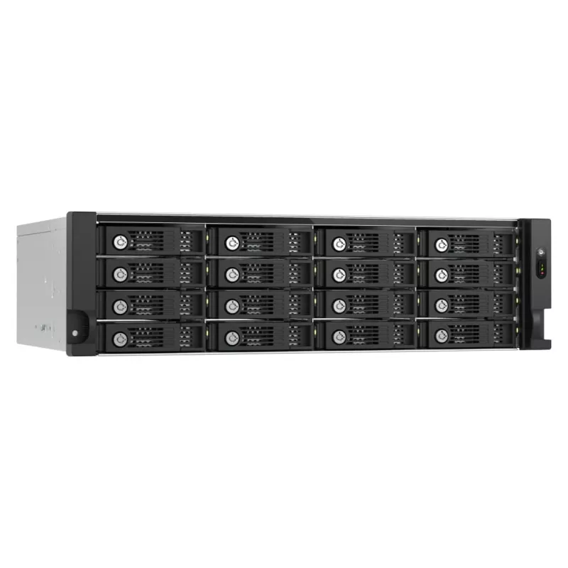 QNAP - TL-R1600PES-RP - Festplatten-Array - 16 Schächte (SATA-600 / SAS-3) SAS 12Gb/s (extern) Rack einbaufähig 2U