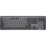 Logitech MX Mechanical Wireless belaidė apšviesta klaviatūra – GRAPHITE (DE) – CLICKY