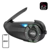 Motociklo šalmo Bluetooth interkomas EJEAS Q8 ilgo nuotolio bendravimui