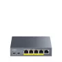 CUDY GS105P 5 prievadų Gigabit PoE+ jungiklis 36W