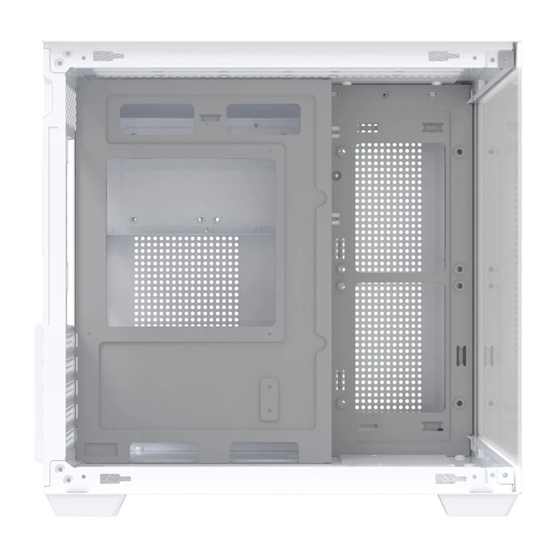 Kompiuterio korpusas DarkFlash B275 (baltas) mid-tower ATX, priekinis I/O, grūdintas stiklas