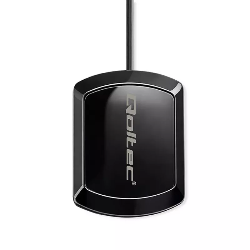 Išorinė GPS/GLONASS antena QOLTEC 28 dBi 50 W su SMA stačiu kampu