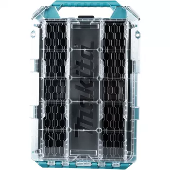 MAKTRAK Organizer Flat M, dėžutė įrankiams Mėlyna/skaidri, skaidrus dangtis