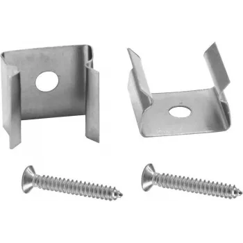 Tvirtinimo laikiklis EUROLITE 51201011 tuščiaviduriams vamzdeliams 10x10 mm, 2 vnt. komplekte su varžtu