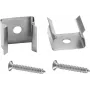Tvirtinimo laikiklis EUROLITE 51201011 tuščiaviduriams vamzdeliams 10x10 mm, 2 vnt. komplekte su varžtu