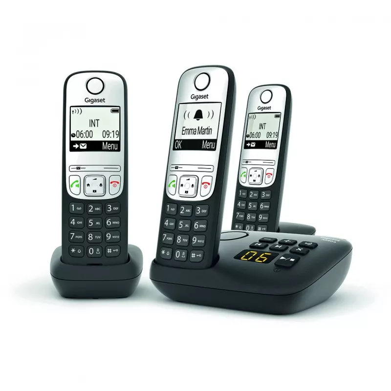 Belaidis DECT/GIGASET telefonas Gigaset A690A Trio su skaitmeniniu atsakikliu