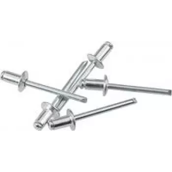 Tubulinė kniedė KWB 407476 aliumininė 4 mm skersmens 16 mm ilgio