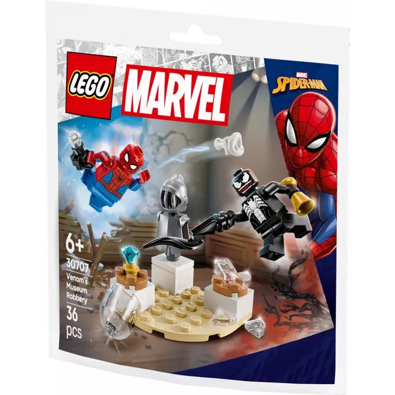 LEGO Venom'o muziejaus apiplėšimas polietileninis maišelis 30707 — Marvel Super Heroes, mažas kolekcinis žaidimų rinkinys