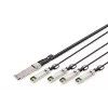 Digitus 40G QSFP+ į 4xSFP+ tiesioginis prijungimo kabelis 3m