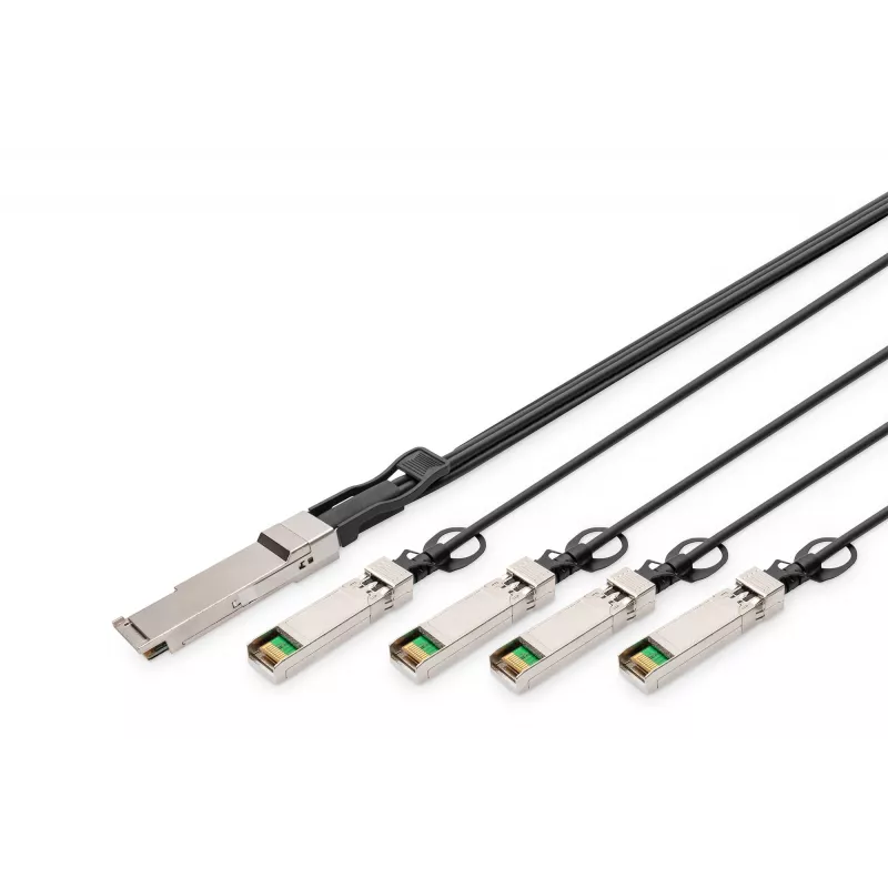 Digitus 40G QSFP+ į 4xSFP+ tiesioginis prijungimo kabelis 3m