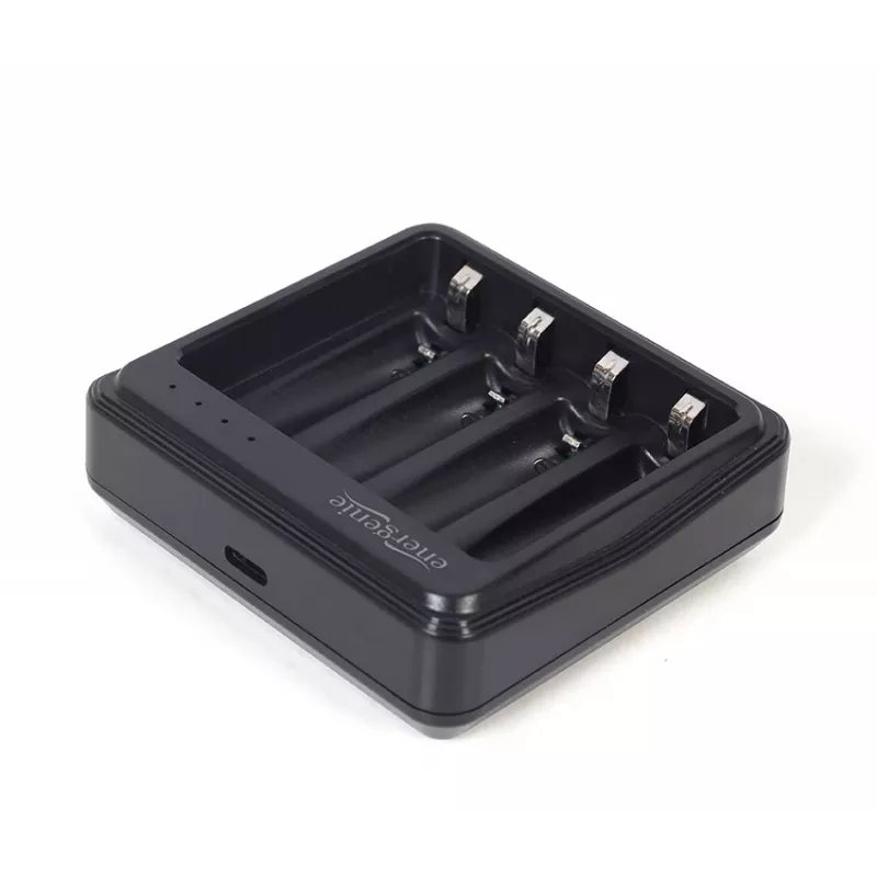 Baterijų įkroviklis Gembird BC-USB-03 USB suderinamas AA AAA juodas