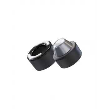 Veido masažuoklis Therabody Theraface Hot & Cold Rings FG Black – 67 mm, belaidis, 2 programos, OLED ekranas