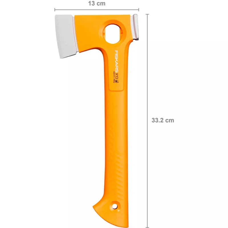 Vienaašis kirvis Fiskars 1069101, plieninė galva, 330 mm ilgio, oranžinis