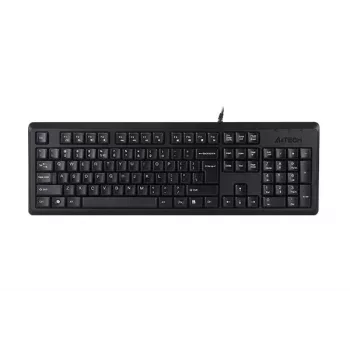 A4Tech KR-92 klaviatūra USB QWERTY angliška juoda