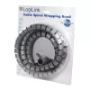 Kabelių rišimo spiralė LogiLink KAB0013 sidabrinė 2500 mm